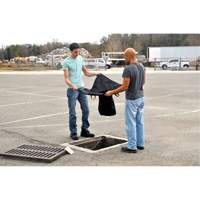 Barri&egrave;re flottante contre les Archaea Ultra-Drain Guard, Bior&eacute;m&eacute;diation/Huile & s&eacute;diments, 48" lo x 36" la O-Max