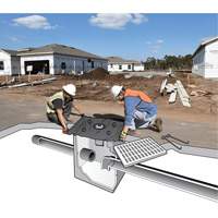 Bac de r&eacute;tention grande capacit&eacute; Ultra-Drain Guard, Huile & s&eacute;diments, 60" lo x 60" la O-Max