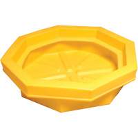 Ultra-Drum Tray sans grille, 32" lo x 32" la x 8,1" h, Cap. de d&eacute;versement 22,8 gal. US O-Max