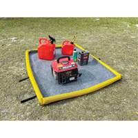 Small Ultra-Filter Pad, 0.8 US gal. Capacity, 2.5' W x 2' L x 3" H, Foam Wall O-Max