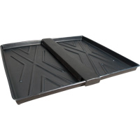 Ultra-Rack Containment Tray – plateau double, 48" lo x 44" la x 2,8" h, Cap. de d&eacute;versement 16 gal. US O-Max