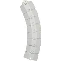 Small Ultra-Sidewinder Cable Protection System&reg; with Endcaps, 39.5" x 3" x 0.8", 2000 lbs. (1 tons) O-Max