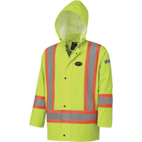 5894 Veste imperm&eacute;able r&eacute;sistant &agrave; la flamme, 2T-Grand, Jaune lime haute visibilit&eacute; O-Max