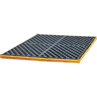 Ultra-Spill Deck flexible, 4 barils, Capacit&eacute; de d&eacute;versement 22 gal. US, 48" x 48" x 2,5" O-Max