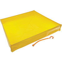 Flexible Ultra-Utility Tray, 30" lo x 30" la x 4,8" h, Cap. de d&eacute;versement 9,5 gal. US O-Max