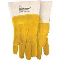 Gants de soudure robustes, Cuir fleur de ch&egrave;vre/Cuir de vache refendu, Taille Moyen O-Max