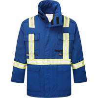 Parka isol&eacute;, antistatique et ignifuge  6,5 oz Westex DH, Petit, Bleu royal O-Max
