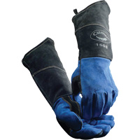 Gants de soudeur Caiman, Cuir de vache refendu, Taille Grand O-Max