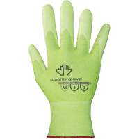 S21TXUGFN High-Visibility Cut-Resistant Gloves, Size 5/2X-Small, 21 Gauge, Nitrile Coated, TenActiv Shell, ASTM ANSI Level A9 O-Max