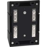 Barri&egrave;re murale magn&eacute;tique avec bande magn&eacute;tique, Plastique, Fixation magn&eacute;tique, 15', Ruban Noir et jaune O-Max