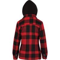 415RBW Chemise &agrave; capuche matelass&eacute;e, Femmes, T-petit, Multicolore O-Max