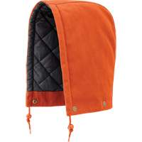 539 Hood for Quilted Safety Parka, Bomber or Coverall, Orange, Cotton O-Max