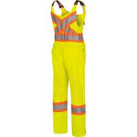 6000W Combinaison de s&eacute;curit&eacute; routi&egrave;re haute visibilit&eacute; pour femmes, Polyester, T-petit, Jaune lime haute visibilit&eacute; O-Max