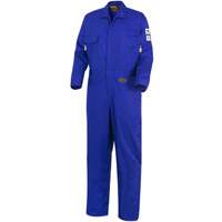 7779T Combinaisons ignifuges r&eacute;sistants aux arcs &eacute;lectriques 88/12 FR-Tech, Taille 40 (grand taille), Bleu royal, 10 cal/cm² O-Max