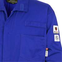 7779T Combinaisons ignifuges r&eacute;sistants aux arcs &eacute;lectriques 88/12 FR-Tech, Taille 40 (grand taille), Bleu royal, 10 cal/cm² O-Max