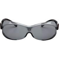 OTS&reg; XL Safety Glasses, Grey Lens, Anti-Scratch, ANSI Z87+/Meets/Exceeds CSA Z94.3 O-Max