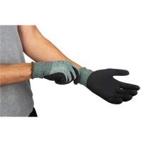 Gants &eacute;cologiques enduits &agrave; prise cr&ecirc;p&eacute;e, 7, R&ecirc;vetement Mousse de latex, Calibre 15, Enveloppe en Nylon/rPET O-Max
