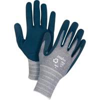 Gants &eacute;cologiques enduits et l&eacute;gers, 7, R&ecirc;vetement Mousse de nitrile, Calibre 15, Enveloppe en Polyester/rPET O-Max