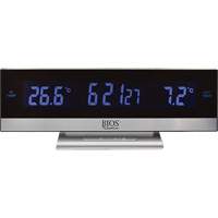 Thermom&egrave;tres int&eacute;rieurs/ext&eacute;rieurs avec alarme, Sans contact, Num&eacute;rique, -22-140°F (-30-60°C) O-Max