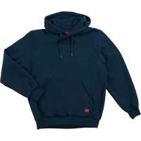 Water Repellent Fleece Pullover Hoodie, Men's, X-Small, Navy Blue SHJ092 | O-Max