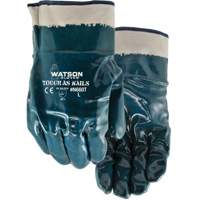 Gants r&eacute;sistants aux produits chimiques Tough-As-Nails, Taille T-Grand, Coton/Nitrile O-Max