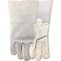 2757E Fabulous Fabricator Fitter's Gloves, Small, Grain Cowhide Palm, Cotton Fleece Inner Lining O-Max