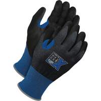 Cut-X Cut-Resistant Touchscreen Gloves, Size 7, 21 Gauge, Polyurethane Coated, Polyester/Stainless Steel/HPPE Shell, ASTM ANSI Level A9 SHJ640 | O-Max