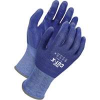 Cut-X Cut-Resistant Gloves, Size 7, 18 Gauge, Silicone Coated, HPPE Shell, ASTM ANSI Level A9 SHJ645 | O-Max