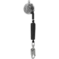 V-TEC 36CS Personal Fall Limiter-Cable, 10', Galvanized Steel, Swivel O-Max