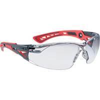 Petites lunettes de sécurité Rush+, Lentille Transparent, Revêtement Antibuée/anti-égratignures SHK039 | O-Max