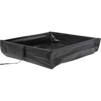 Berme de confinement des d&eacute;versements repliable &agrave; rouler, Capacit&eacute; 34 gal. US, 3' la x 3' lo x 6" h O-Max