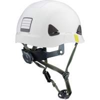 Casque de s&eacute;curit&eacute; d'escalade Fibre Metal, R&eacute;pond aux normes CSA type 2, Suspension Rochet, Non ventil&eacute; O-Max