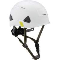 Casque de s&eacute;curit&eacute; d'escalade Fibre Metal, R&eacute;pond aux normes CSA type 2, Suspension Rochet, Ventil&eacute; O-Max