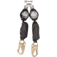 SRL-70502-6LE Self-Retracting Lifeline with Pack, 6', Dyneema&reg;, Swivel O-Max