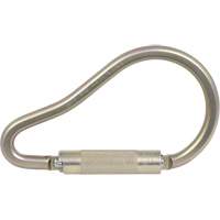 CP-04011-1 Zinc Plated Carabiner with 2" Gate Opening, Steel O-Max