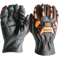 Gants de protection contre la coupe et les chocs, 7, Paume en Cuir de vache O-Max