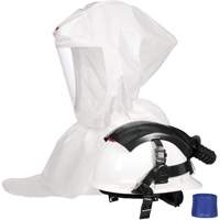 Versaflo S-Series Painter's Hood Assembly S-767 with Inner Shroud & Hardhat, Standard, Hard Top, Single Shroud O-Max