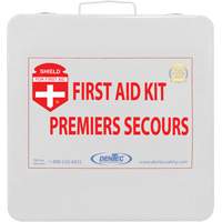 Shield First Aid Kit, Meets/Exceeds CSA Z1220-24 Type 2 Low-Risk Environment, Medium (26-50 Workers) O-Max