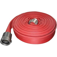 Nitrile Rubber Fire Hose, 50' L, 2-1/2" Dia., 200 O-Max