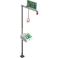 Combination Shower with Closed ABS Bowl & Bottom Inlet, Pedestal O-Max