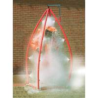 16-Nozzle Portable Decontamination Shower, Meets None O-Max