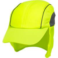 Chapeaux de refroidissement avec voiles pour le cou, Lime haute visibilit&eacute; O-Max