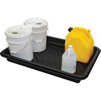 Plateau pour les d&eacute;versements, 24" lo x 36" la x 4,5" h, Cap. de d&eacute;versement 18 gal. US O-Max