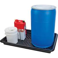 Plateau pour les d&eacute;versements, 30" lo x 48" la x 4,5" h, Cap. de d&eacute;versement 30 gal. US O-Max