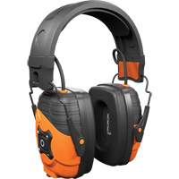 Safety Orange Link 2.0 Bluetooth Earmuffs, Headband Style, 25 dB O-Max