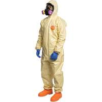 Tychem&reg; 6000 SFR Coverall, Size Small, Khaki O-Max