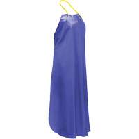 CoverMe Apron, PVC/Vinyl, 45" L x 35" W, Blue O-Max
