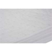 Bonded Sorbent Pad, Oil Only, 15" x 19", 10 gal. Absorbancy O-Max