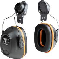 Cache-oreilles pour casques de s&eacute;curit&eacute;, Fixation pour casque, 27 NRR dB O-Max