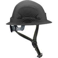 Casque Fibre Metal de style escalade avec bordure compl&egrave;te, R&eacute;pond aux normes CSA type 2, Suspension Rochet, Non ventil&eacute; O-Max